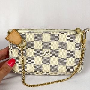 ❌SOLD❌LOUIS VUITTON Pochette Accessories Mini Damier Azur